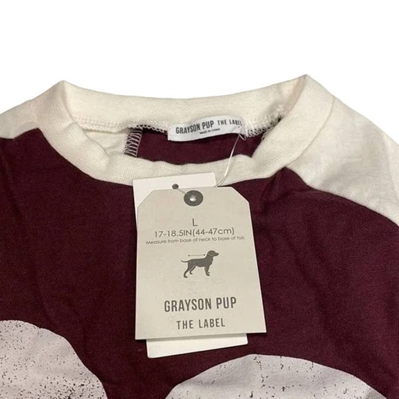 Grayson Pup the Label * Loved Dog Shirt - Large (17-18.5") Pet Apparel - Picture 2 of 9